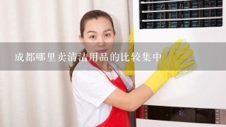 成都哪里卖清洁用品的比较集中