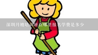 深圳月嫂培训班在哪里报名学费是多少