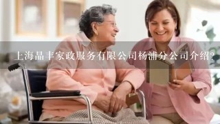 上海晶丰家政服务有限公司杨浦分公司介绍？