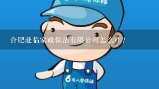 合肥赴临家政保洁有限公司怎么样？