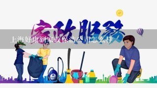 上海好康到家政保洁公司怎么样