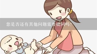 您是否还有其他问题需要提问吗